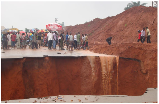 Gully erosion