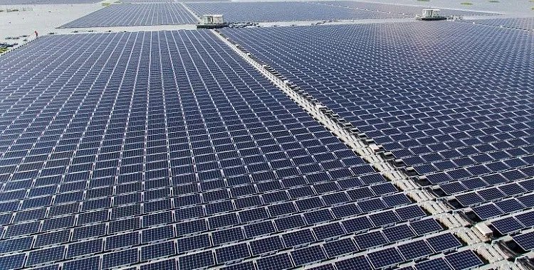 China solar power plant