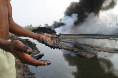 The Niger Delta region in Nigeria is believed to be one of the most polluted spots in the entire universe