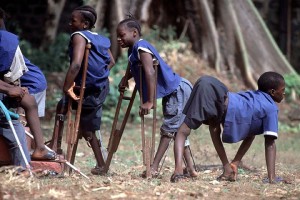 Polio victims