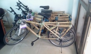 Ghanaian bamboo bikes