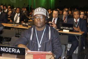 Salisu Dahiru, Head of Nigeria's UN-REDD Programme, in Warsaw, Poland