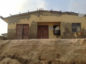 Destroyed community health centre