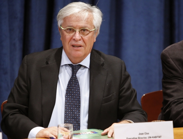 Joan Clos, Executive Director, UN-Habitat and Secretary-General of the Habitat III Conference. The New Urban Agenda will be adopted at the summit in October in Quito, Ecuador