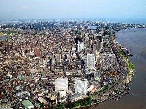 City centre and skyline of Lagos Island. Photo credit: Wikipedia