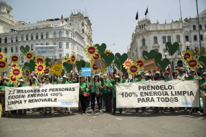 Demonstrators at the March