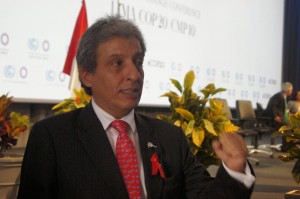 COP 20 President and Peruvian Environment Minister, Manuel Pulgar-Vidal