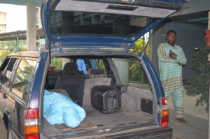 Mrs Oduyoye's remains. Photo credits: Development Communications (DevComs) Network