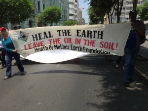 Protest in Lima