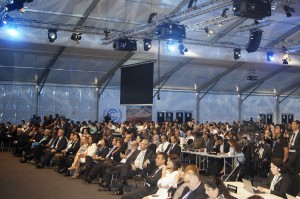 Delegates at the opening session
