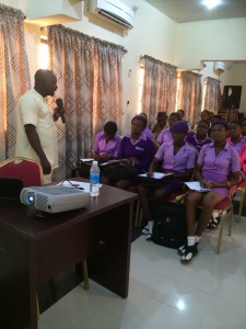 Engagement by James Odey of The African Research Assosiation managing Development in Nigeria (ARADIN) in Calabar, Cross River State 