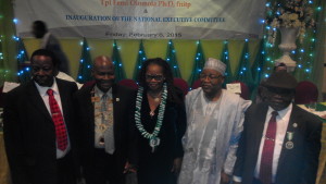 Dr & Mrs Femi Olomola with past presidents of the Institute