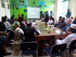 Participants at the forum