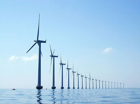 Wind energy: Offshore wind turbines. Photo credit: offshorewind.biz