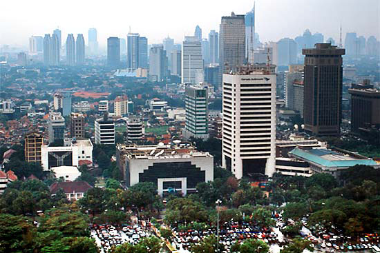 Jakarta, Indonesia. One of the over 500 cities featured in the portal. Photo credit: tripsgate.com