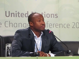 Seyni Nafo. spokesperson of the Africa Group of Negotiators. Photo credit: journaldumali.com