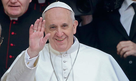 Pope Francis. Catholic communities have committed to switch the management of their finances away from fossil fuel extraction. Photo credit: dailytimes.com.ng