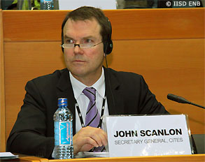 John E. Scanlon, Secretary-General, Convention on International Trade in Endangered Species of Wild Fauna and Flora (CITES). The new campaign aims at protecting wildlife. Photo credit: cities.org
