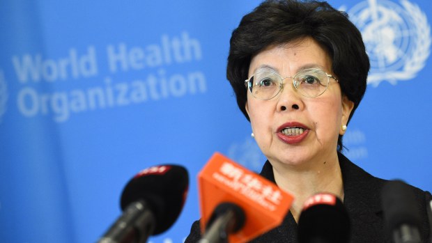 World Health Organisation (WHO) Director-General Dr. Margaret Chan. Photo credit: ALAIN GROSCLAUDE/AFP/Getty Images)