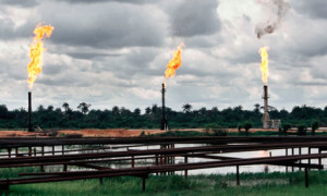 Gas flaring in Ogoniland, Nigeria. Photo credit: premiumtimesng.com