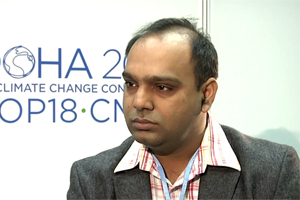 Sanjay Vashist, CANSA Director. Photo credit: unfccc.int