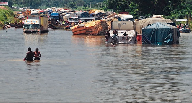 Flooded area in Sokoto. Photo credit: channelstv.com