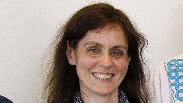 Olga Speranskaya, Co-chair of IPEN. Photo credit: gdb.voanews.com