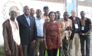 Participants at the workshop with officials of the Abidjan Convention