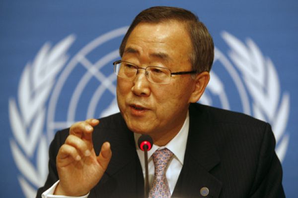 U.N. Secretary-General Ban Ki-moon. Photo credit: www.afrik.com