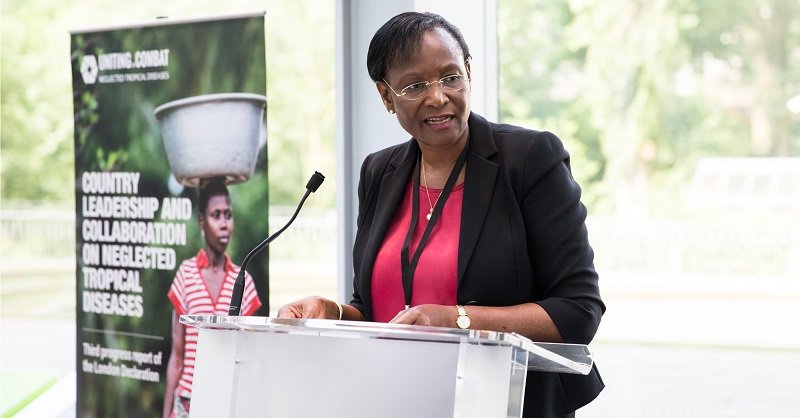 Dr Winnie Mpanju-Shumbusho, WHO Assistant Director General for HIV/AIDS, Tuberculosis, Malaria and Neglected Tropical Diseases. Photo credit: media.globalcitizen.org