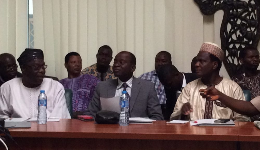 Some participants at the Dialogue (Front row, L-R): Prof. Emmanuel Oladipo, Prof. Francis Adesina and Prof. Daniel Gwary