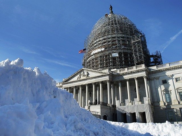 A massive Winter storm featuring bitterly cold temperatures and blizzard conditions has sparked a full shut down of government offices in Washington D.C