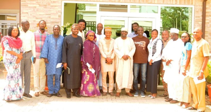 Officials of CODE, Follow The Money, as well as the DG and senior staff members of the NAGGW after the advocacy visit/meeting 