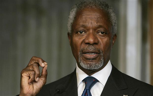 Kofi Annan, chair of the Africa Progress Panel
