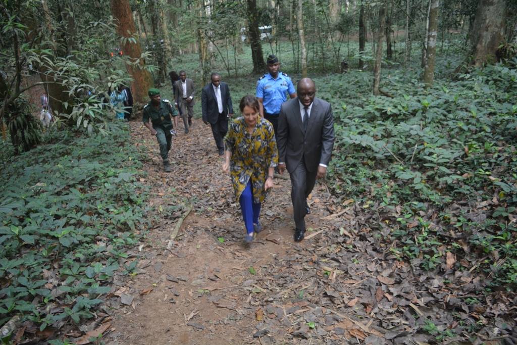 With Ivorian Environment Minister, Rémi Allah-Kouadio