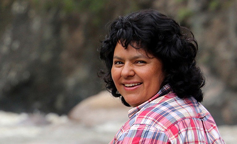 Honduran prize-winning campaigner Berta Caceres was slain by gunmen earlier this month weeks after opposing a hydroelectric dam project 