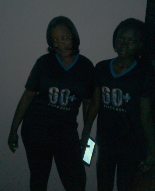 Earth Hour celebration in Abidjan, Ivory Coast