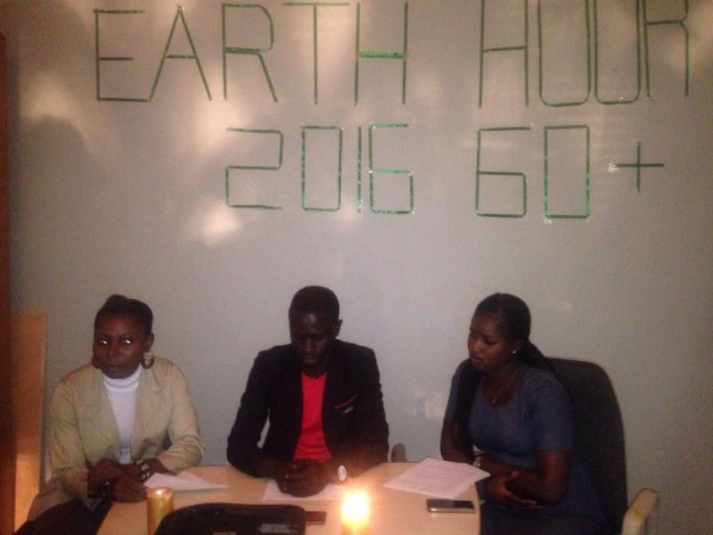 Earth Hour celebration in Banjul, The Gambia