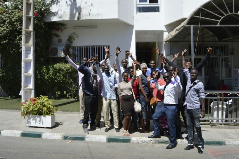 Earth Hour celebration in Dakar, Senegal