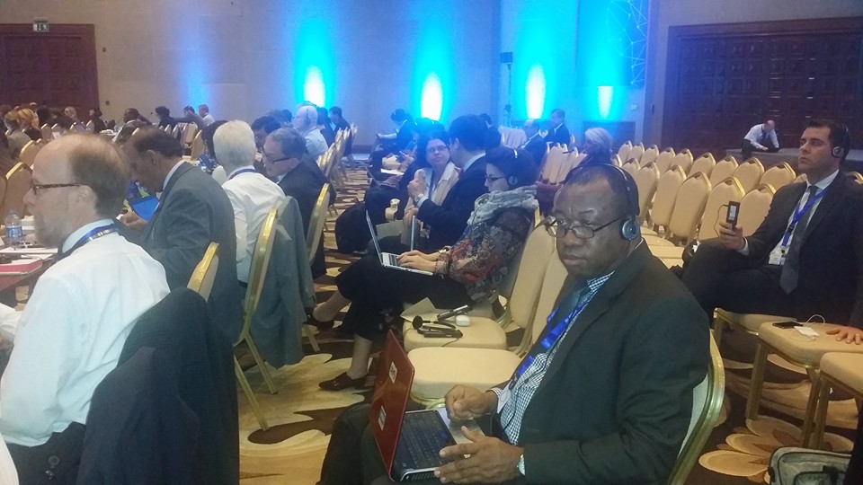 Mr Leslie Adogame of SRADev Nigeria attending a session