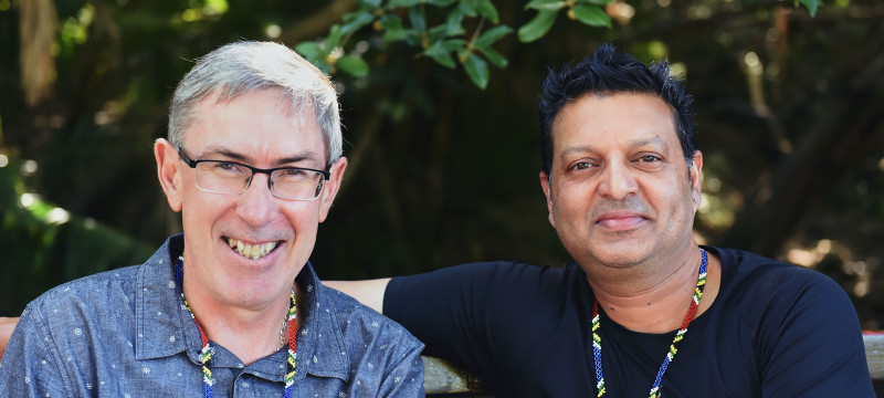 GCF Co-Chairs, Zaheer Fakir from South Africa (right) and Ewen McDonald from Australia