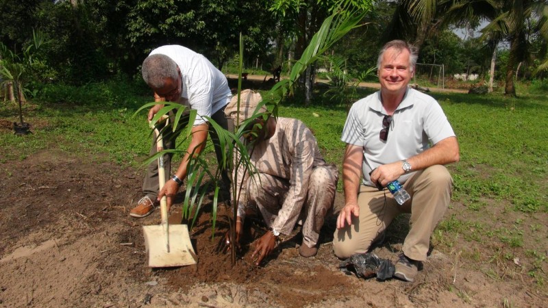 Tree planting at the LUFASI Nature Park