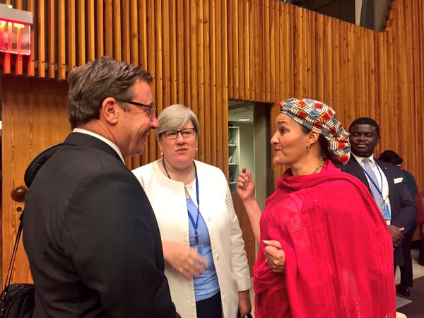 Achim Steiner, Rachel Kyte and Amina Mohammed