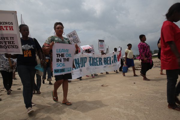 Campaigners in Ibeno, Akwa Ibom State