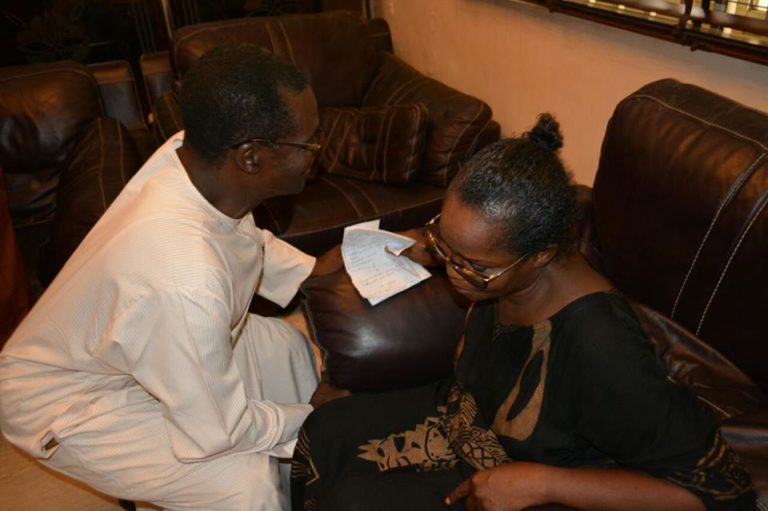Images: NITP officials mourn late president, visit family