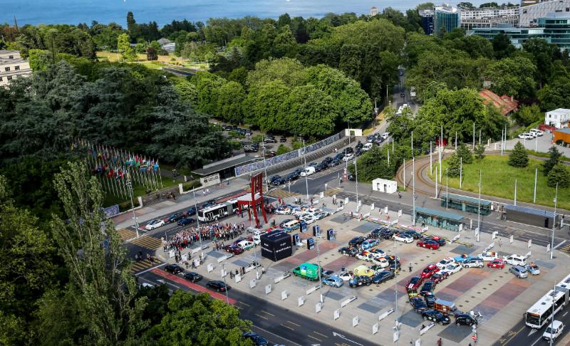 2016 WAVE Rally on the Place des Nations in front of the UN European headquarters in Geneva