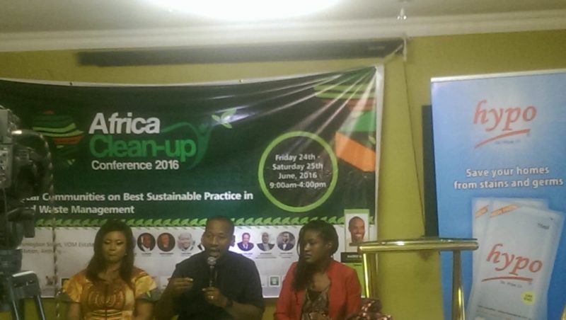 Panel Discussion Session: Left to Right: Lolade from West AfricaENRG; Mazi from RecyclePoints and Ugochi from TVC News