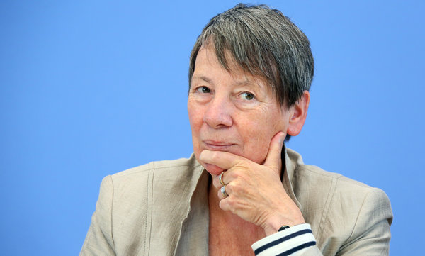 German Federal Environment Minister, Barbara Hendricks. According to her, the Paris Agreement is working. Photo credit: Stephanie Pilick/dpa