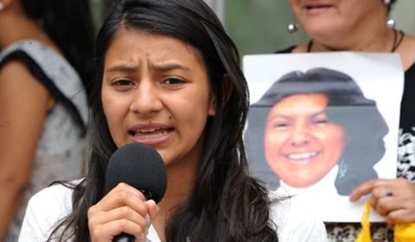 Laura Zuñiga, slain Berta Cáceres’ daughter, demands justice