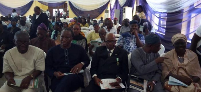 Faces at the Service of Songs & Tributes: Dr. C. L. Odimuko (Past President of the NITP), Tpl Waheed Kadiri (Past President of the NITP), Tpl Toyin Ayinde (former Lagos State Commissioner for Physical Planning & Urban Development), Tpl Mrs Catherine George (for Chairman, Lagos NITP), Tpl Moses Ogunleye (former Chairman, Lagos NITP), Tpl Bunmi Adeyeye (former Chairman, Lagos NITP) and Tpl Olaide Afolabi